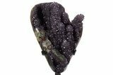 Mesmerizing Amethyst Geode With Metal Stand - Uruguay #342781-1